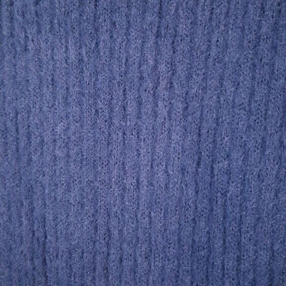 Love Tree Eyelash Fuzzy Ribbed Knit Sweater SZ Large Soft Stretch Cozy Slouchy - Picture 10 of 16